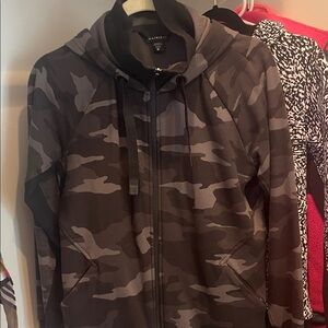 Athleta Black Camo Hoodie